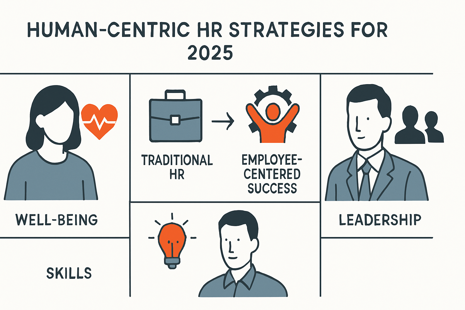 Human-Centric Workplace: Erfolgsfaktoren für mitarbeiterzentrierte HR-Strategien 2025 – Leitfaden für die Zukunft der Personalarbeit